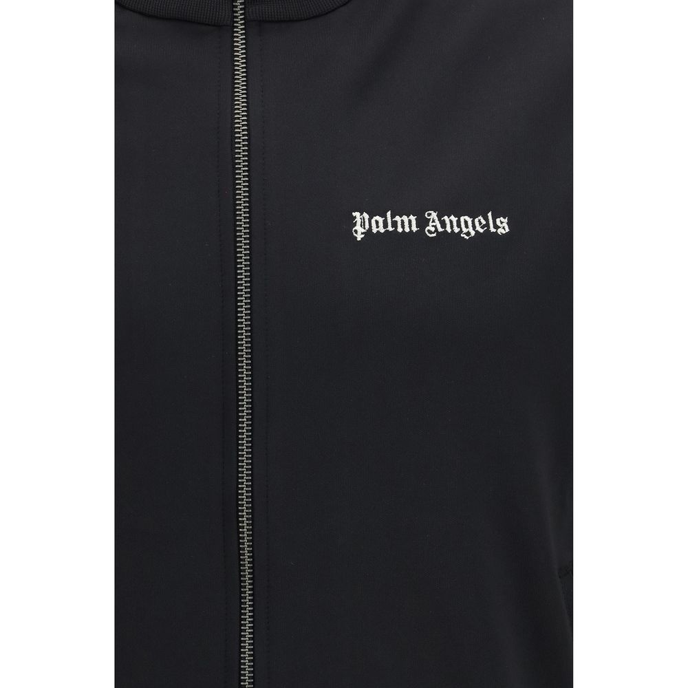 Palm Angels Black Polyester Sweatshirt