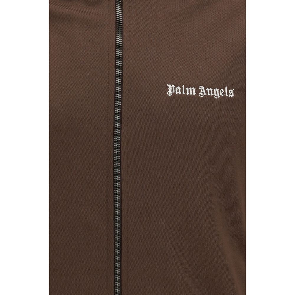 Palm Angels Brown Polyester Sweatshirt