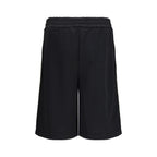 Palm Angels Black Polyester Bermuda Shorts