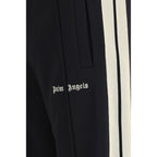 Palm Angels Black Polyester Athletic Pants