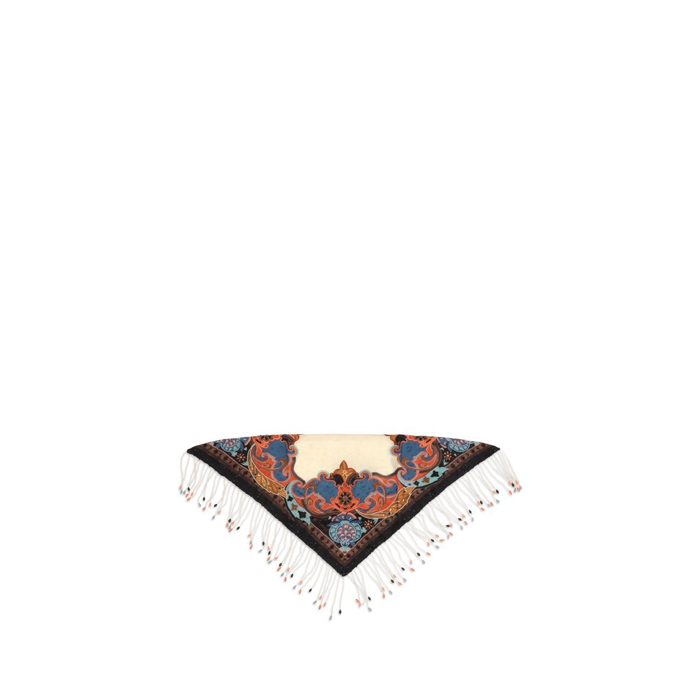 Etro Multicolor Silk Scarf