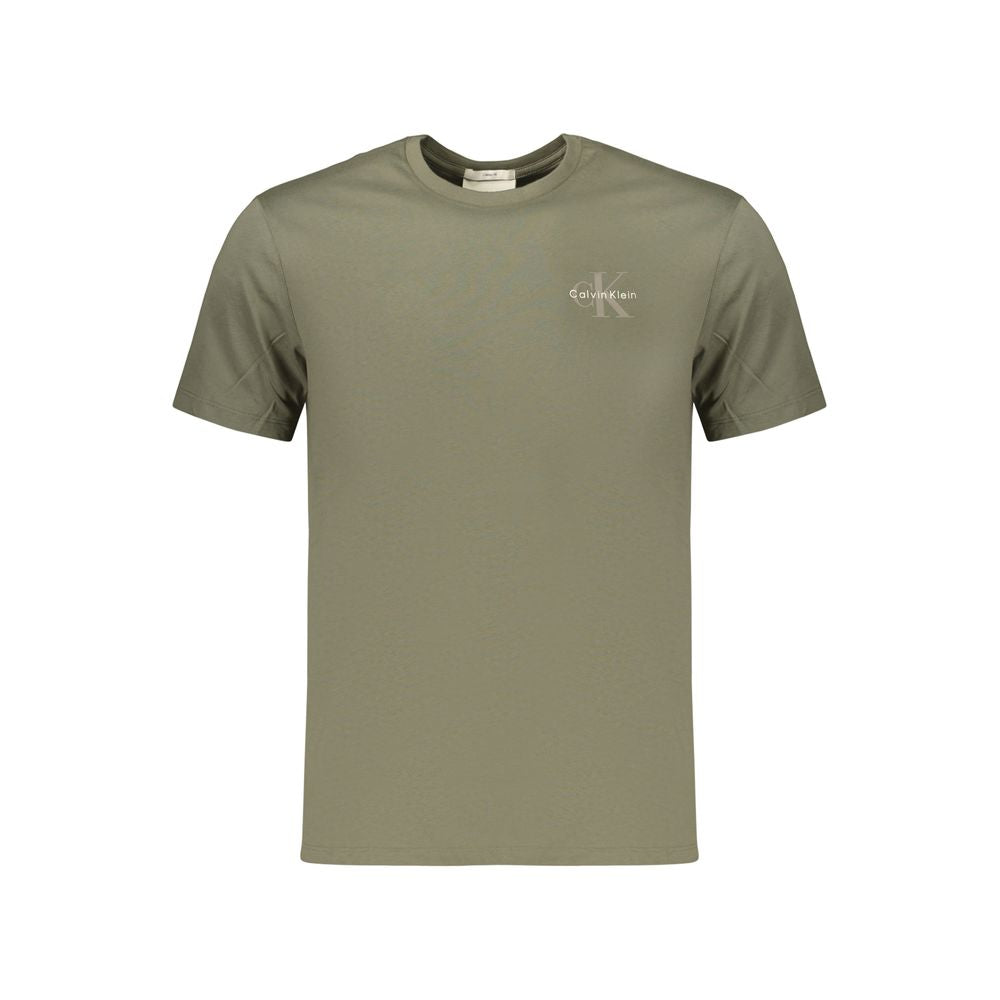 Calvin Klein Green Cotton Men's T-Shirt