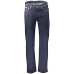 Calvin Klein Blue Cotton Men's Jean Crafted for Elegance and Comfort