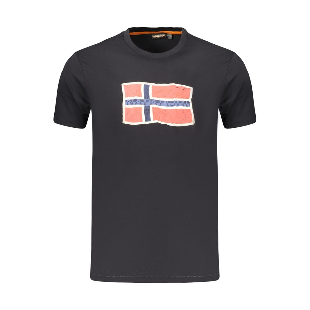 Napapijri Black Cotton Men's Shirt