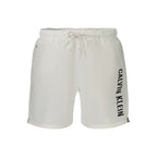 Calvin Klein White Polyester Men's Short