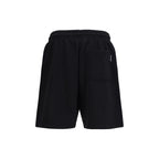 Palm Angels Black Cotton Bermuda Shorts