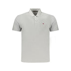 Napapijri Gray Cotton Polo Shirt
