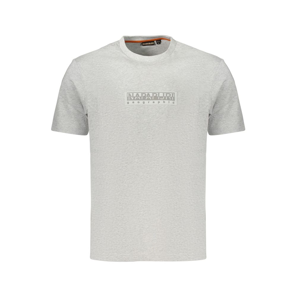 Napapijri Gray Cotton T-Shirt