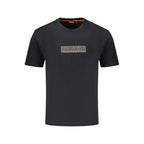 Napapijri Black Cotton Men's T-Shirt