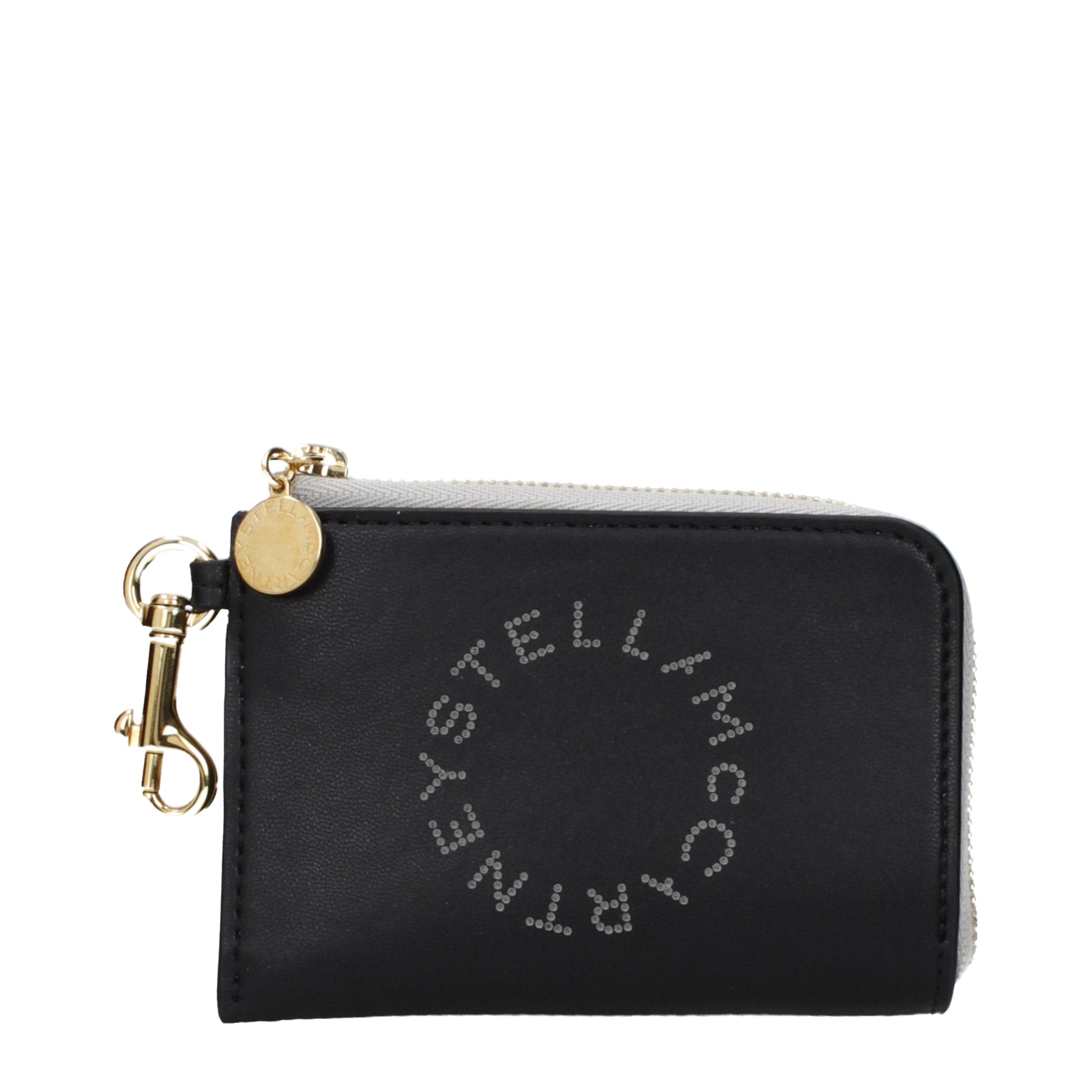 Stella McCartney Black Leather Wallet