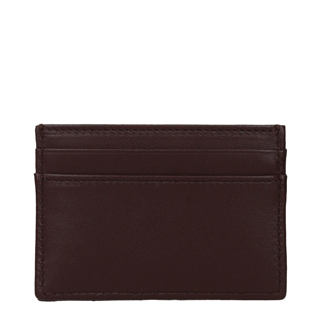 Versace Brown Leather Cardholder