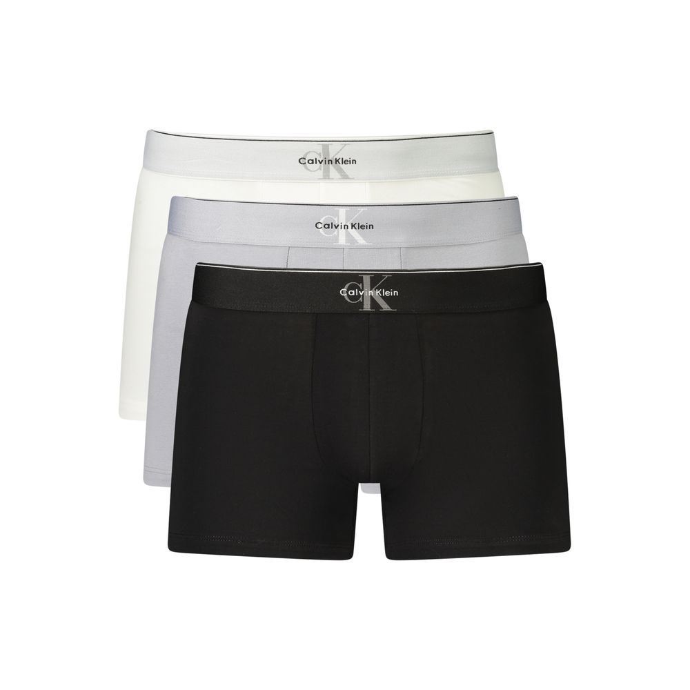 Calvin Klein Grey Cotton Men's Boxer