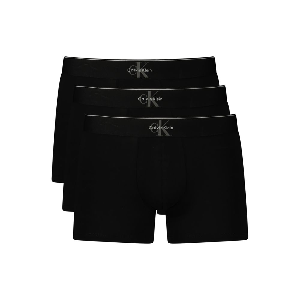 Calvin Klein Black Cotton Mens Underwear