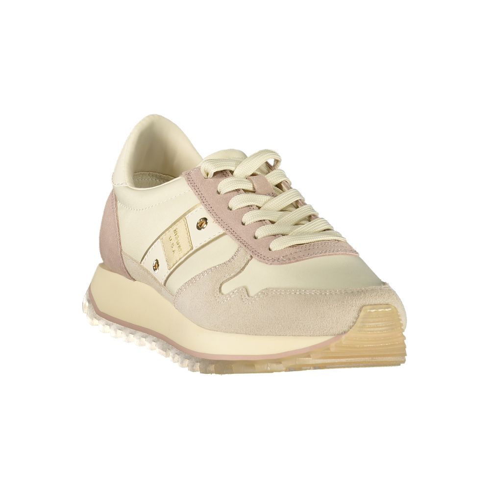 Blauer Beige Leather Women's Sneaker