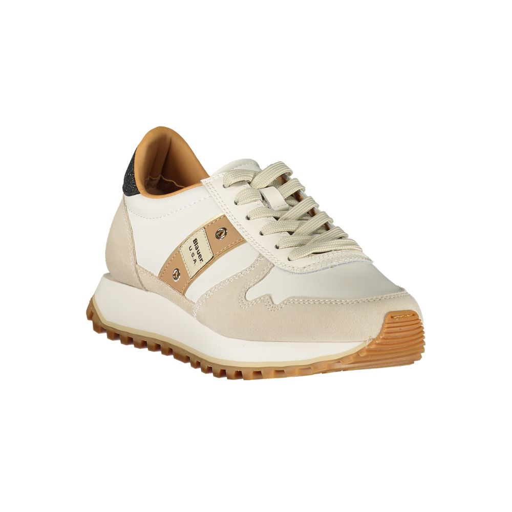 Blauer Blue Polyester Athletic Sneakers