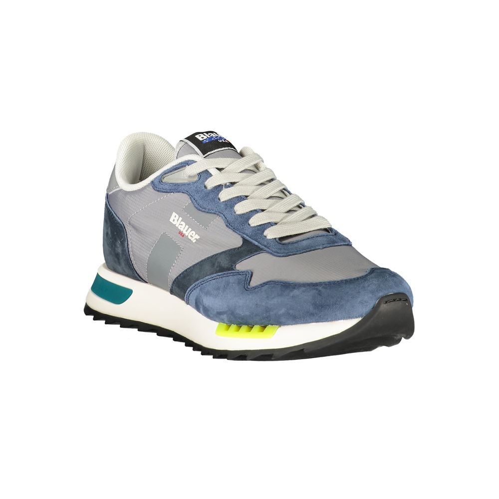 Blauer Blue Polyester Men's Sneaker