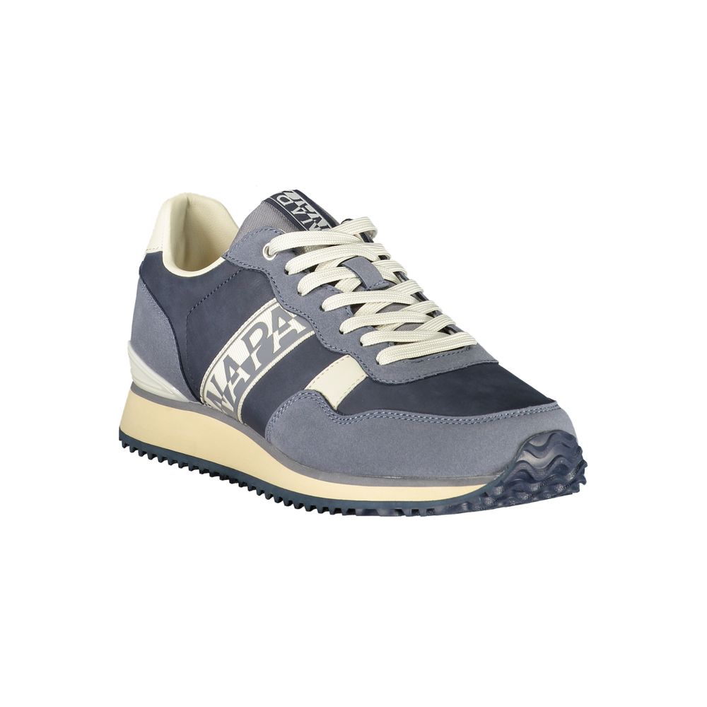 Napapijri Blue Polyester Athletic Sneakers