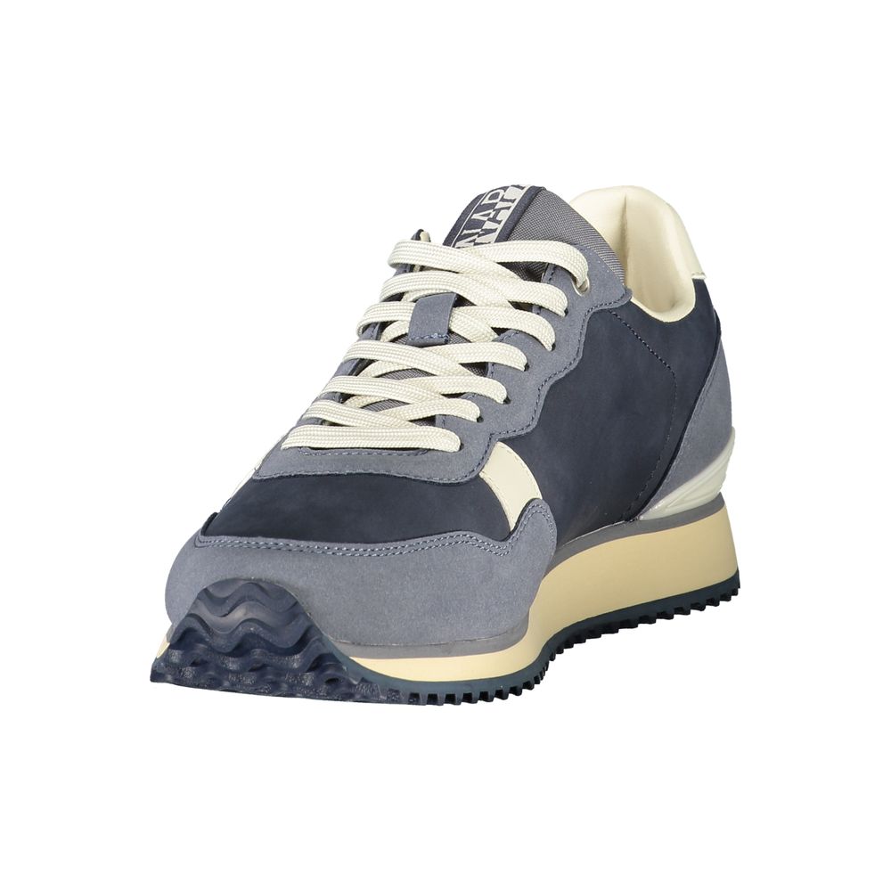 Napapijri Blue Polyester Athletic Sneakers