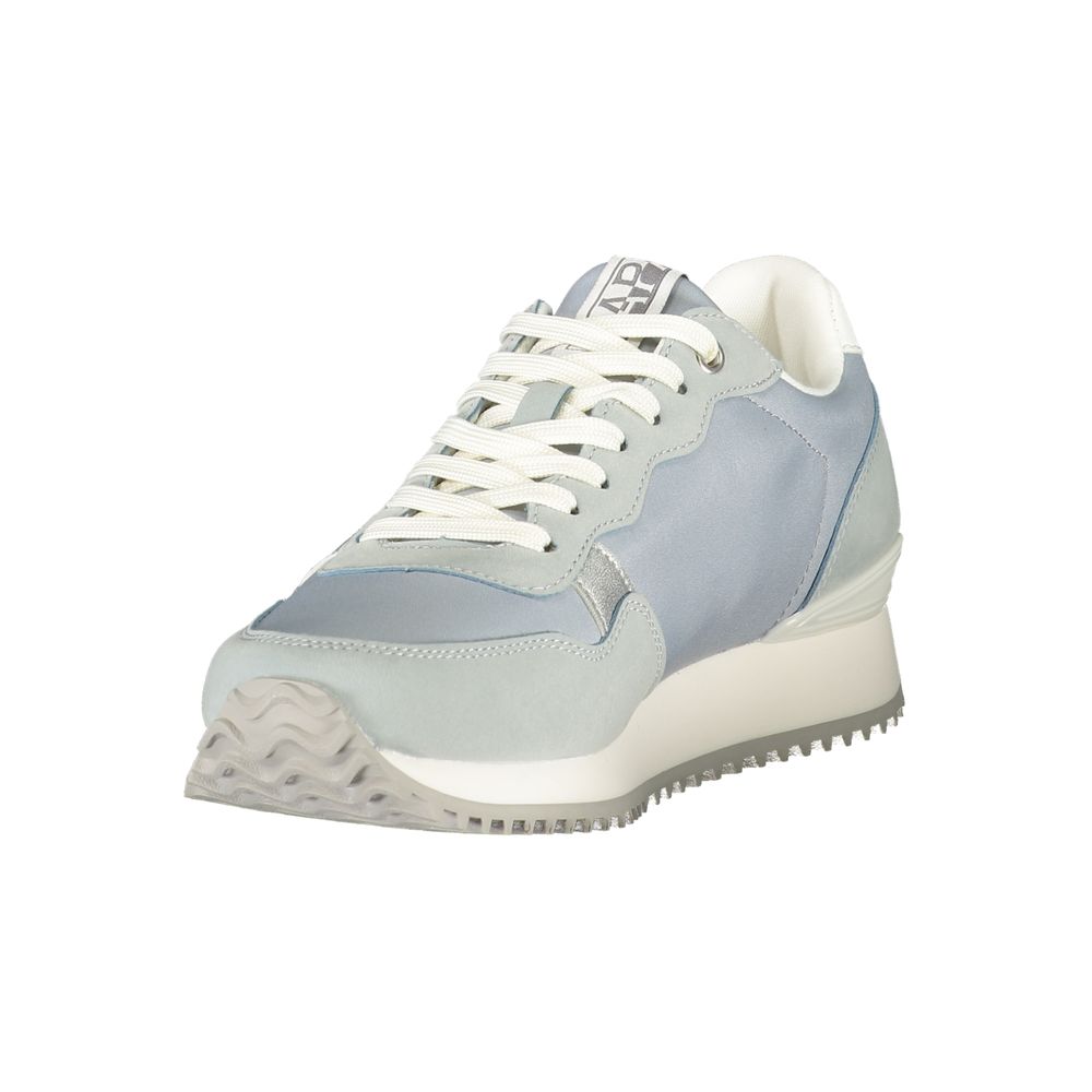 Napapijri Blue Polyester Athletic Sneakers