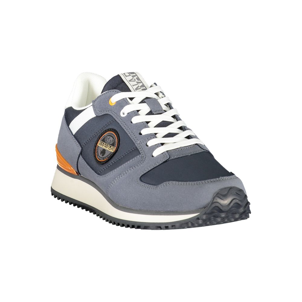 Napapijri Blue Polyester Athletic Sneakers