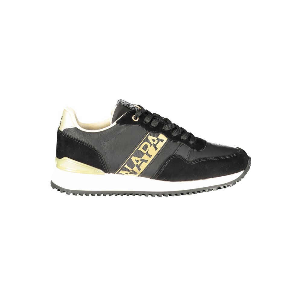 Napapijri Black Polyester Athletic Sneakers