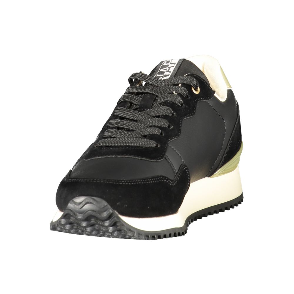 Napapijri Black Polyester Athletic Sneakers