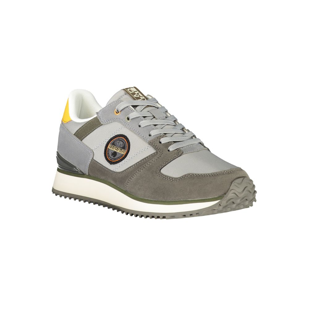 Napapijri Gray Polyester Athletic Sneakers