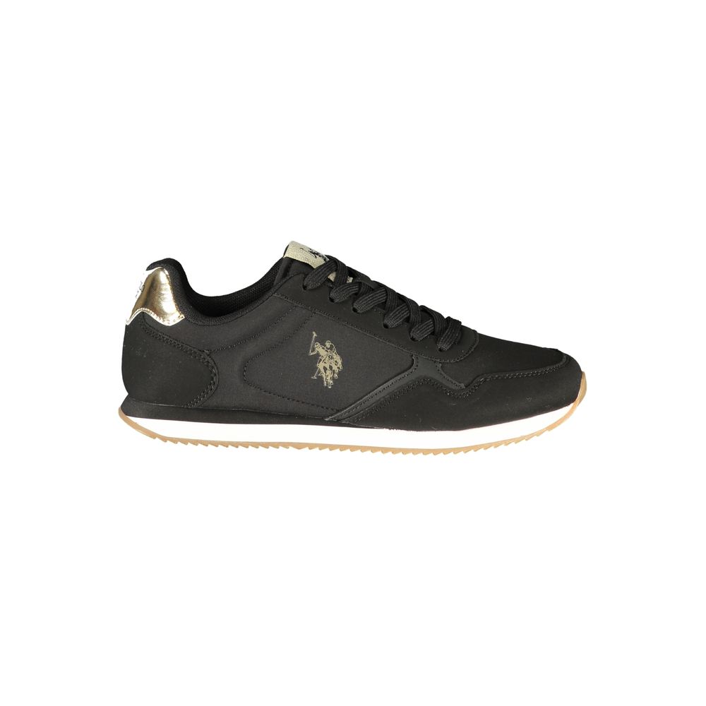 U.S. POLO ASSN. Black Polyester Athletic Sneakers