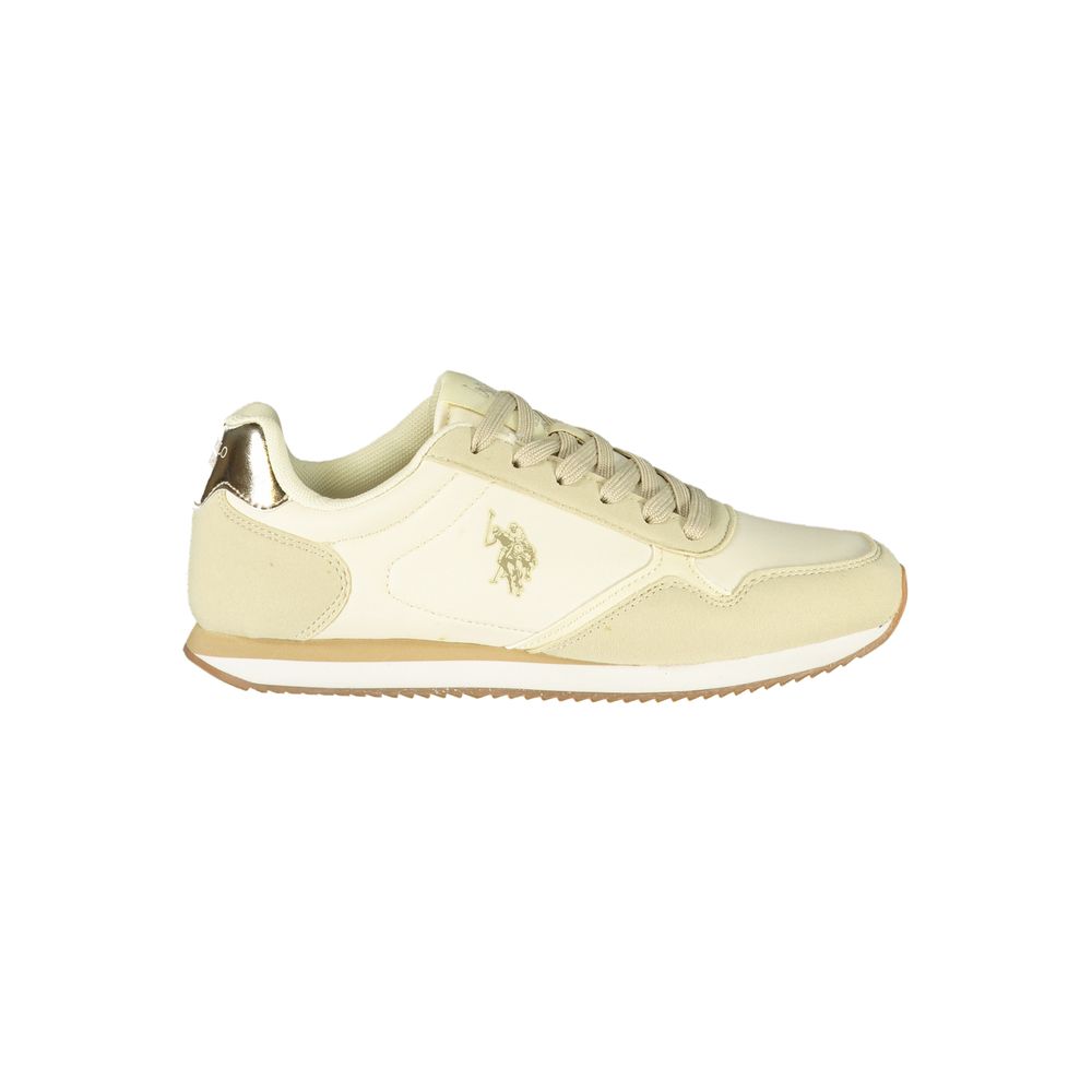 U.S. POLO ASSN. Beige Polyester Athletic Sneakers