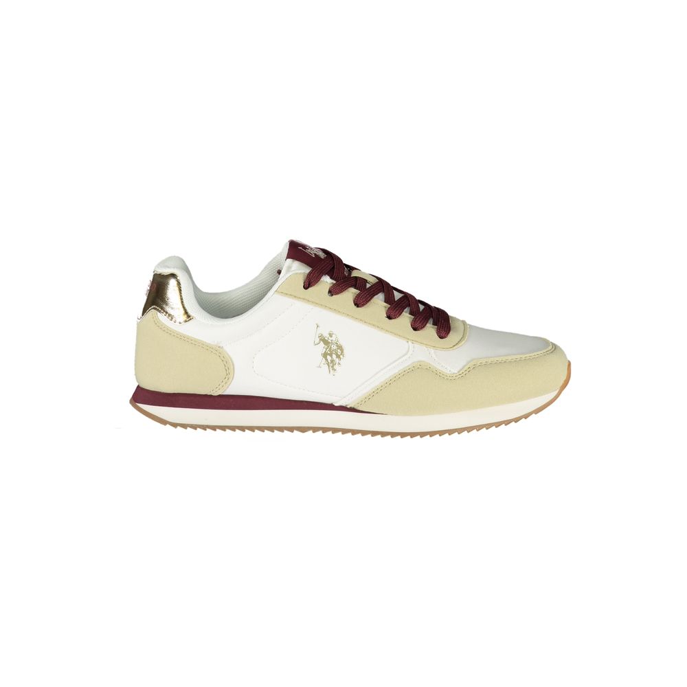 U.S. POLO ASSN. White Polyurethane Women's Sneaker