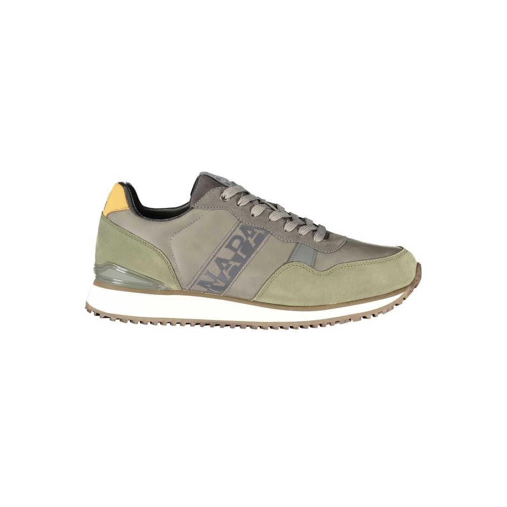 Napapijri Grey Polyester Men's Sneaker