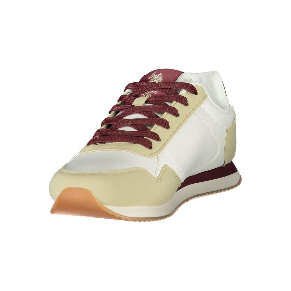 U.S. POLO ASSN. White Polyurethane Women's Sneaker