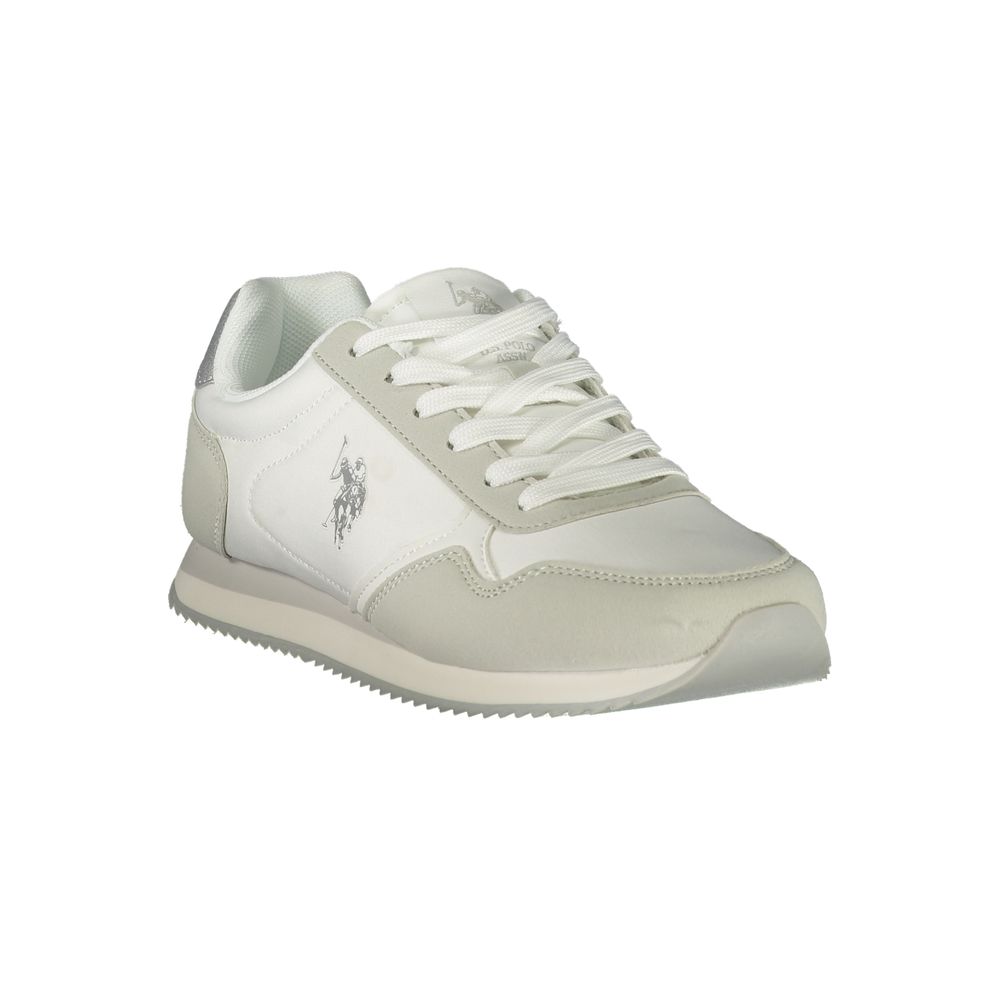 U.S. POLO ASSN. White Polyurethane Women's Sneaker