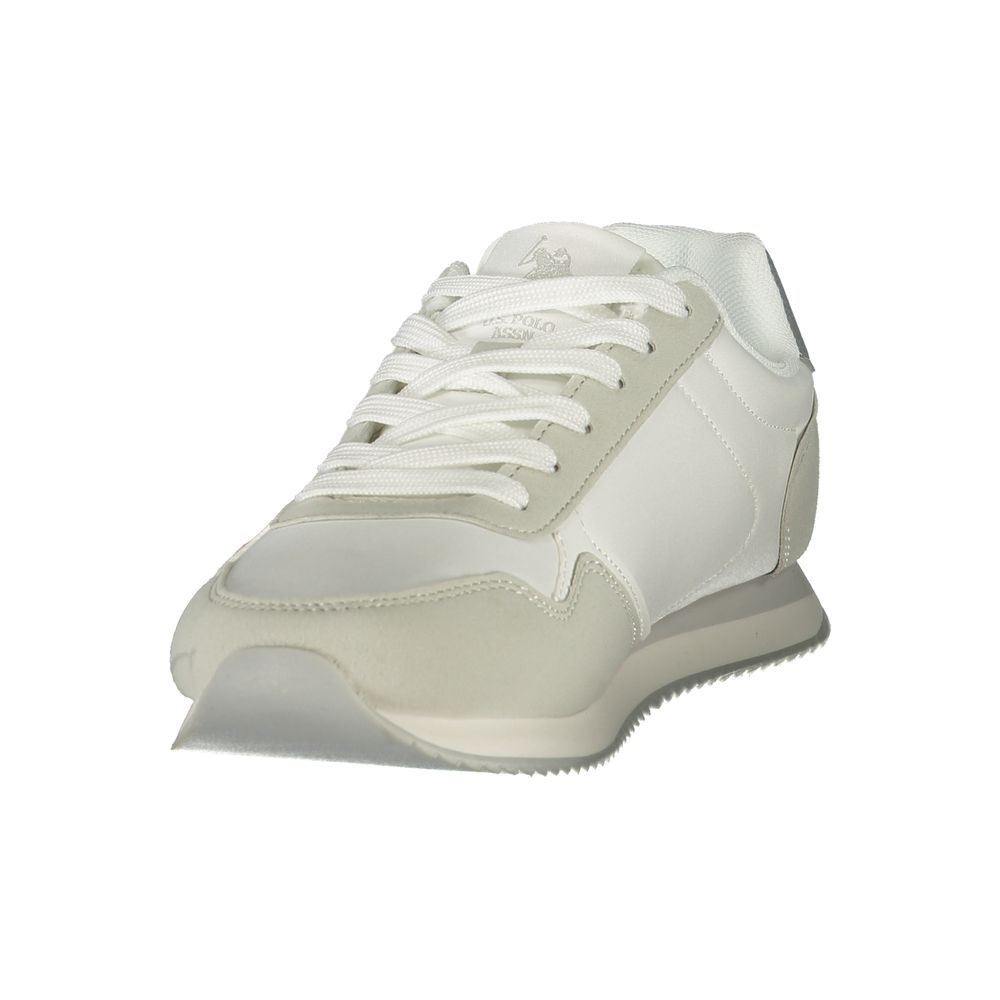 U.S. POLO ASSN. White Polyurethane Women's Sneaker
