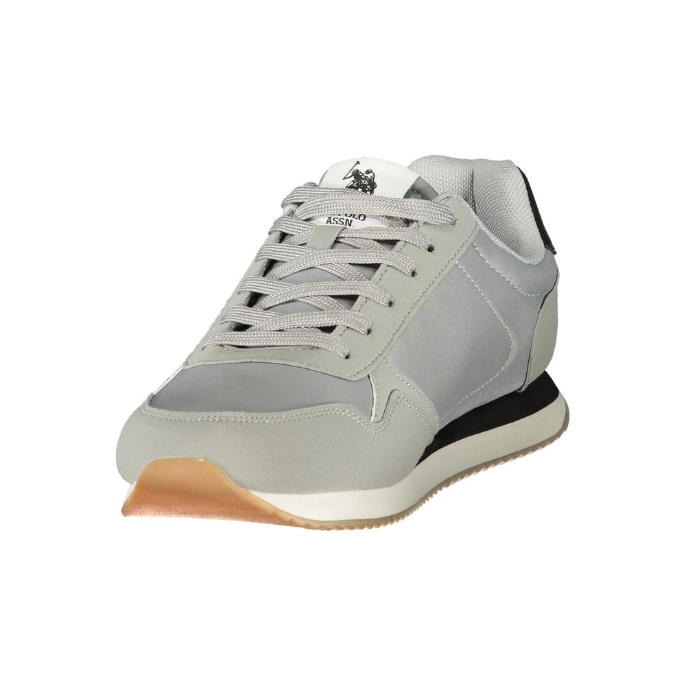 U.S. POLO ASSN. Gray Polyester Athletic Sneakers