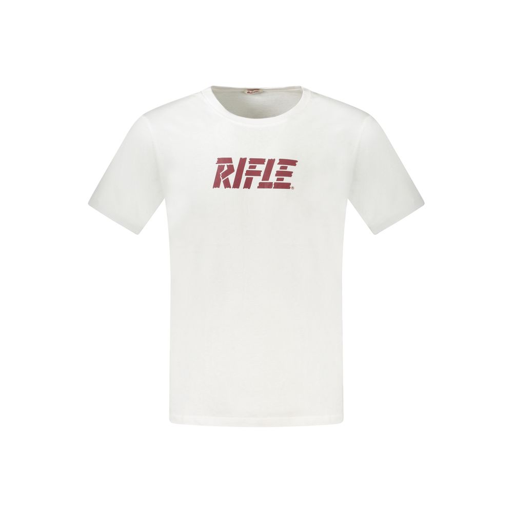 Rifle Bianco Cotton Uomo T-Shirt