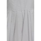 Max Mara White Cotton Casual Dress