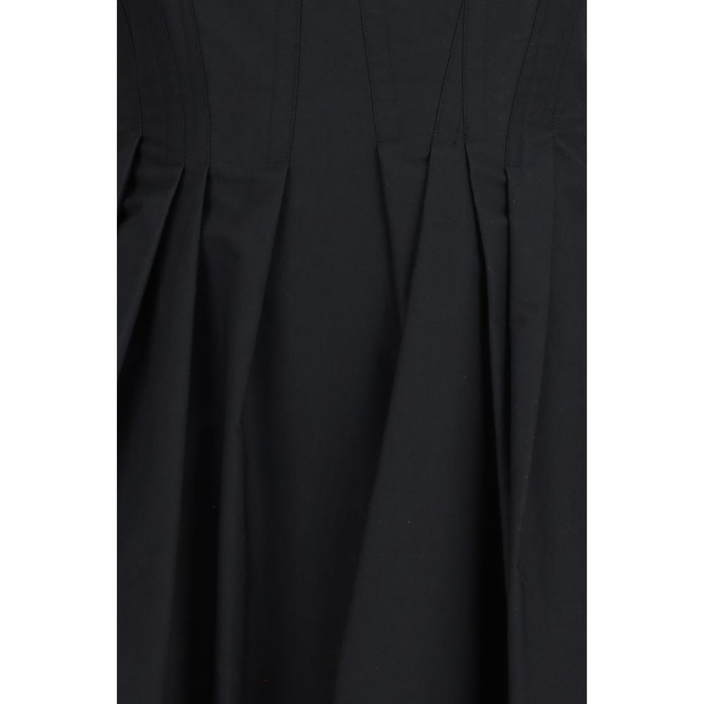 Max Mara Black Cotton Casual Dress