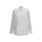 Ermanno Scervino White Ramie Shirt