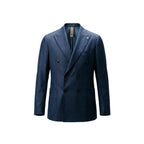 Mulish Blue Polyester Two-Piece Suit
