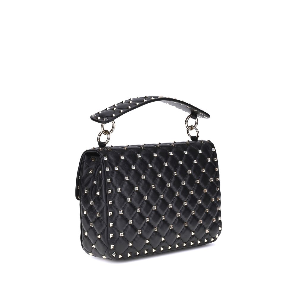 Valentino Garavani Black Lamb Ovis Aries Aries Shoulder Bag