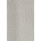 Balmain White Viscose Mini Skirt