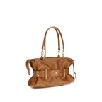 Balmain Brown Calf Leather Bos Taurus Handbag