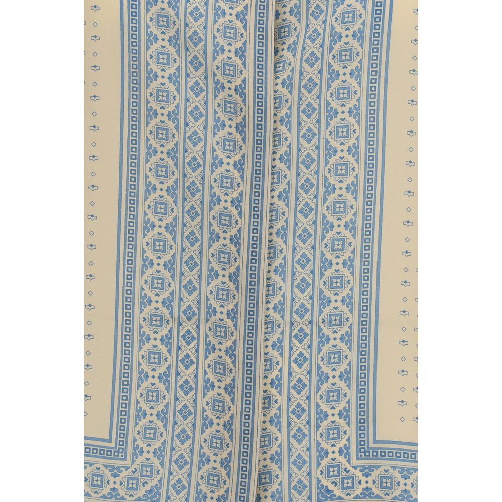 Ermanno Scervino Beige Silk Pattern Shirt