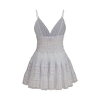 Charo Ruiz White Cotton Casual Dress