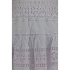 Charo Ruiz White Cotton Casual Dress