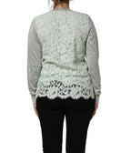 Dolce & Gabbana Green ButtonDown LongSleeve Cardigan Sweater