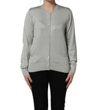 Dolce & Gabbana Green ButtonDown LongSleeve Cardigan Sweater