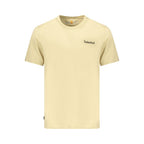 Timberland Beige Cotton Men's T-Shirt