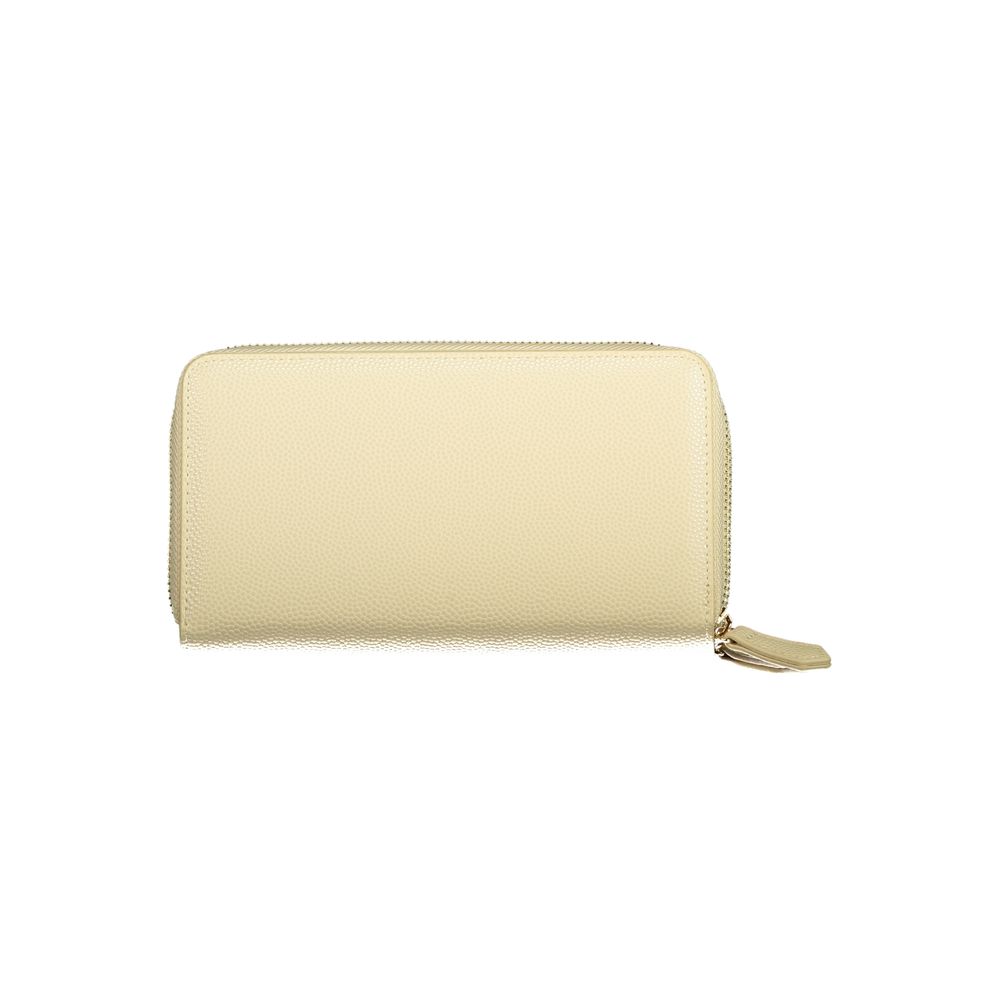 Mario Valentino Beige Polyurethane Women's Wallet